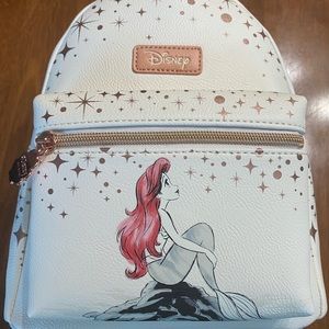 Little Mermaid Disney Rose Gold Mini backpack